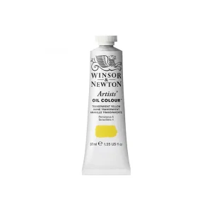 رنگ روغن آرتیست 37 میل Transparent Yellow کد 653 سری 4 وینزور